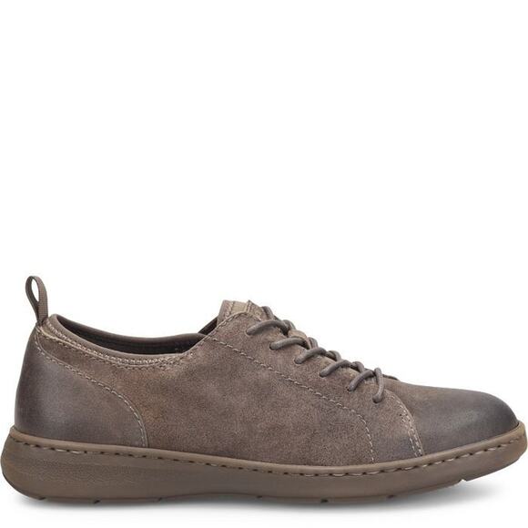 Born Miles Mens Size 9 M Distressed Leather Taupe Mud Distressed Casual Shoes main image 4
